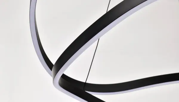 Sylas 36-Inch LED Pendant in Matte Black - Image 9