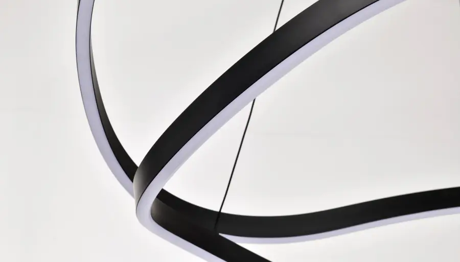 Sylas 36-Inch LED Pendant in Matte Black - Image 9