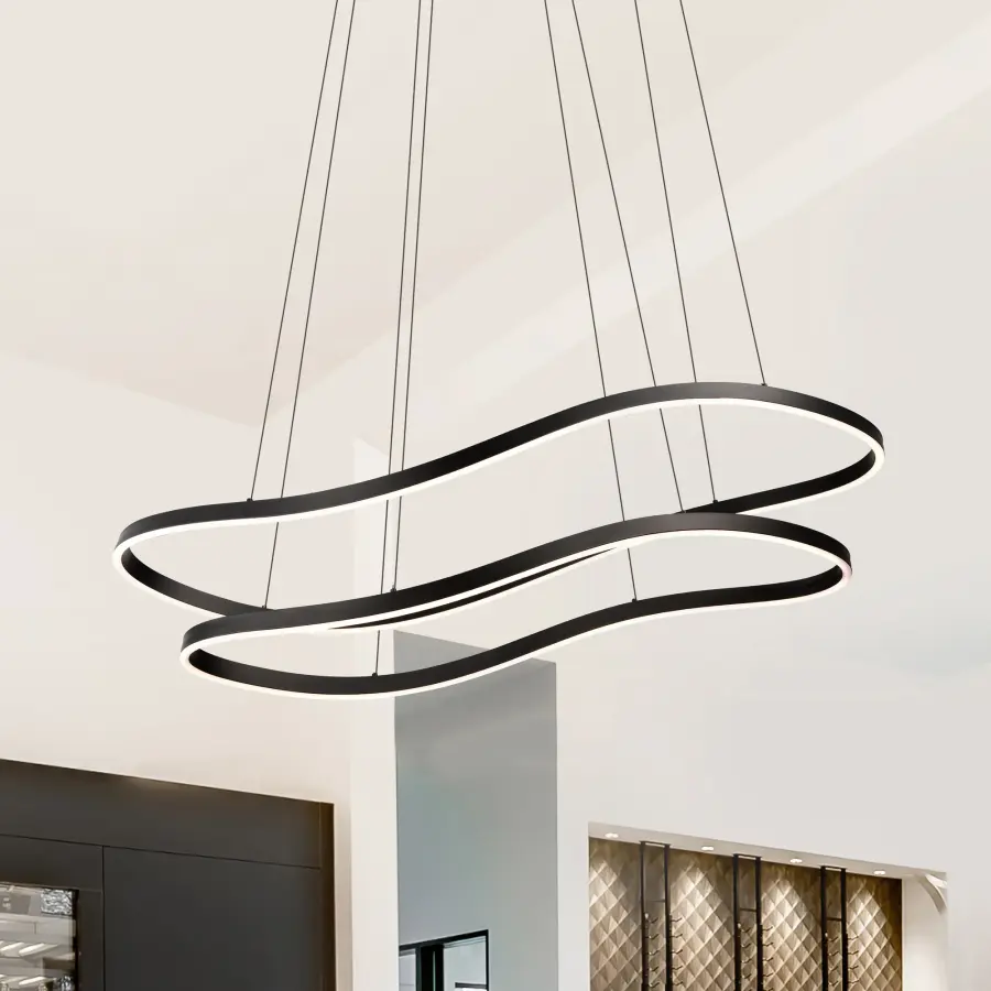 Sylas 48-Inch LED Pendant in Matte Black - Image 15