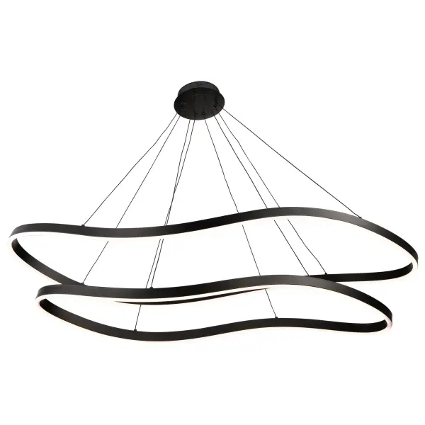 Sylas 48-Inch LED Pendant in Matte Black - Image 3