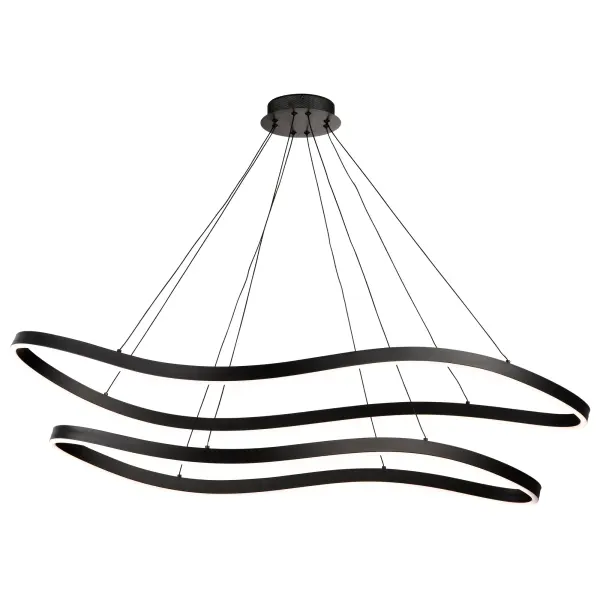 Sylas 48-Inch LED Pendant in Matte Black - Image 5