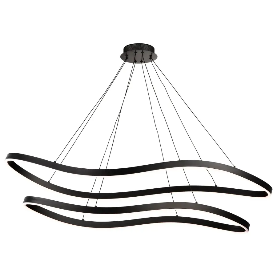 Sylas 48-Inch LED Pendant in Matte Black - Image 5