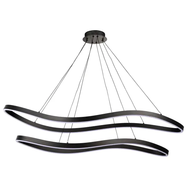 Sylas 48-Inch LED Pendant in Matte Black - Image 6