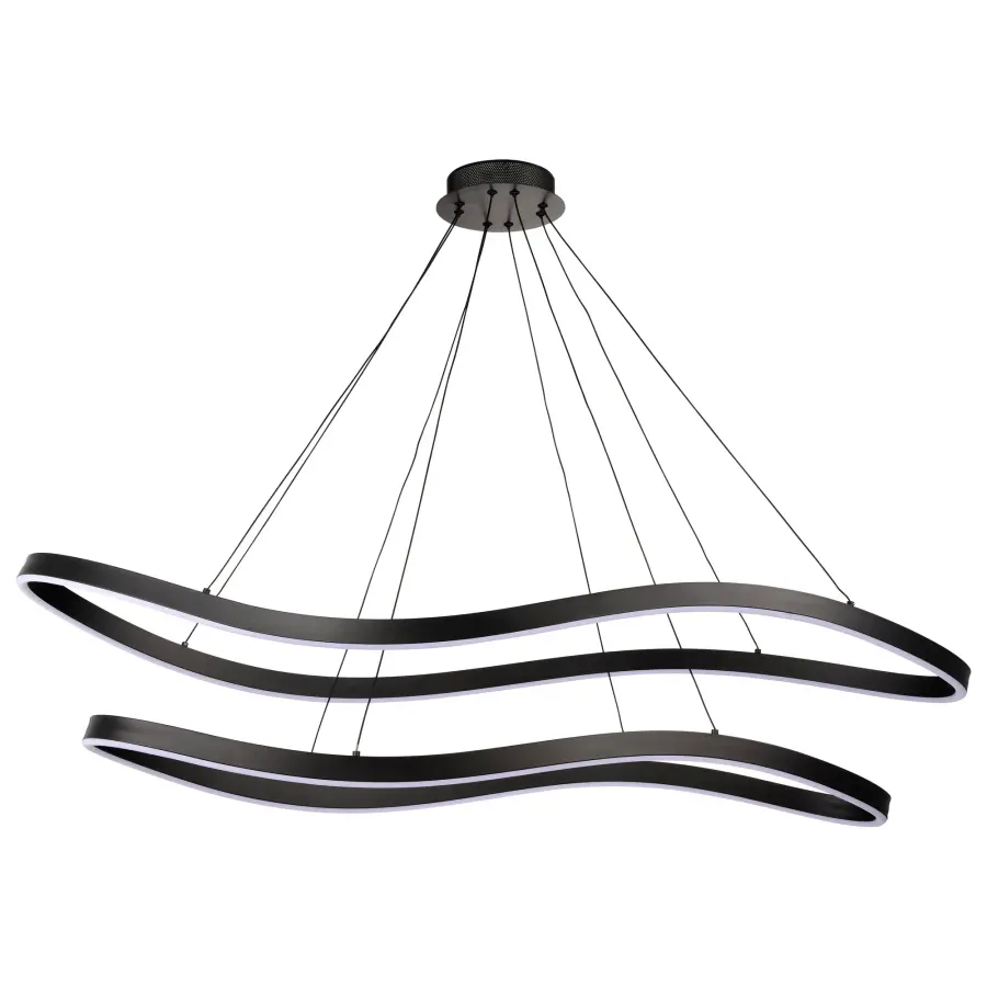 Sylas 48-Inch LED Pendant in Matte Black - Image 6