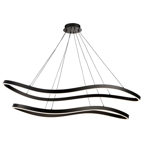Sylas 48-Inch LED Pendant in Matte Black - Image 7