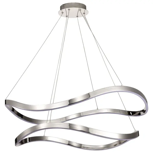 Sylas 36-Inch LED Pendant in Polished Nickel - Image 2