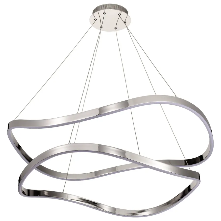 Sylas 36-Inch LED Pendant in Polished Nickel - Image 6