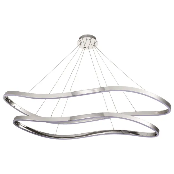 Sylas 48-Inch LED Pendant in Polished Nickel - Image 7