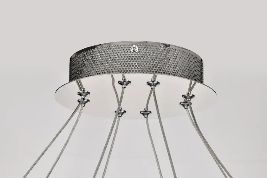 Sylas 48-Inch LED Pendant in Polished Nickel - Image 9