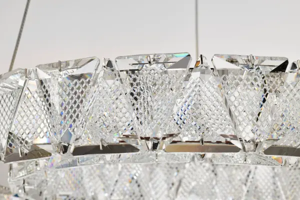 Asher LED 15" Crystal Pendant in Polished Nickel - Image 9