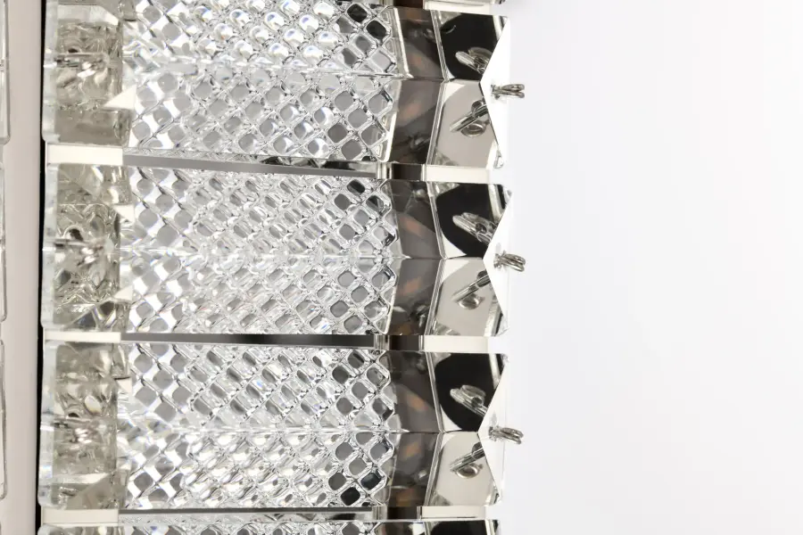 Nova LED Mini Pendant in Polished Nickel with K9 Crystal - Image 11