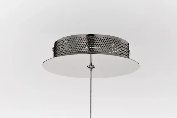 Nova LED Mini Pendant in Polished Nickel with K9 Crystal - Image 7