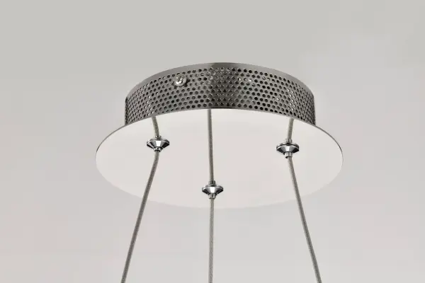 Nova LED Round Crystal Pendant in Polished Nickel - Image 7