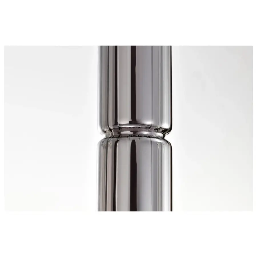 Evander LED Mini Pendant - Matte Black with Smoked Glass - Image 11