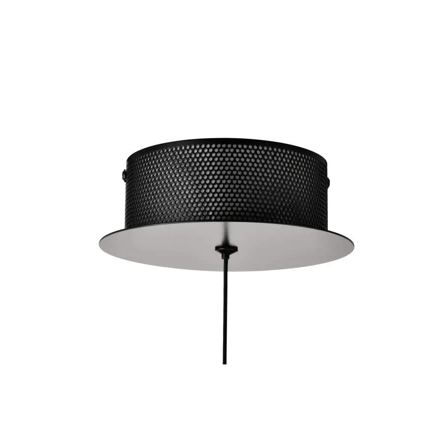 Evander LED Mini Pendant - Matte Black with Smoked Glass - Image 8