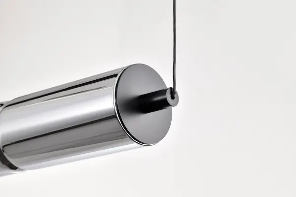 Evander LED 48" Island Pendant in Matte Black with Smoked Glass - Image 7