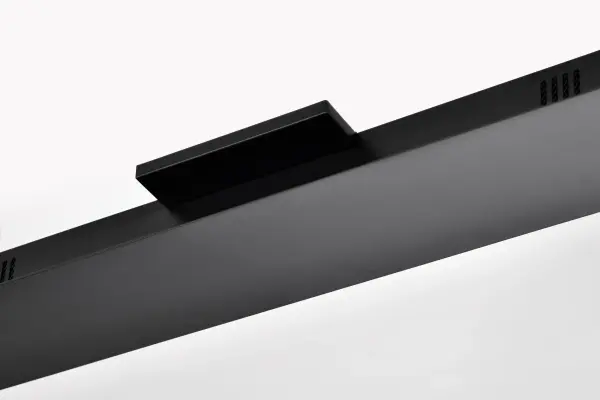Evander LED 48" Island Pendant in Matte Black with Smoked Glass - Image 9