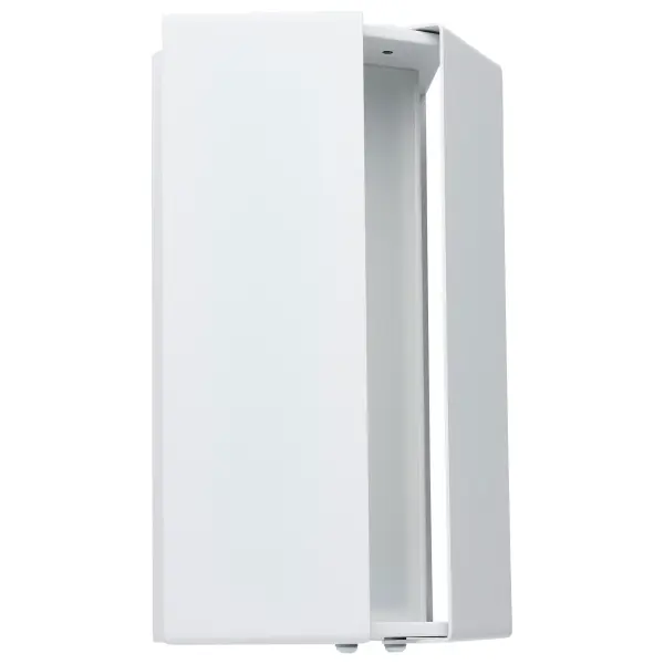 The Peak LED Wall Sconce combines sleek modern design with practical functionality. Featuring adjustable barn door louvers for customizable light direction and CCT selectable options (3000K/4000K/5000K), this compact fixture delivers 415 lumens with excellent 90 CRI color rendering. Perfect for task lighting or ambient illumination in contemporary spaces.