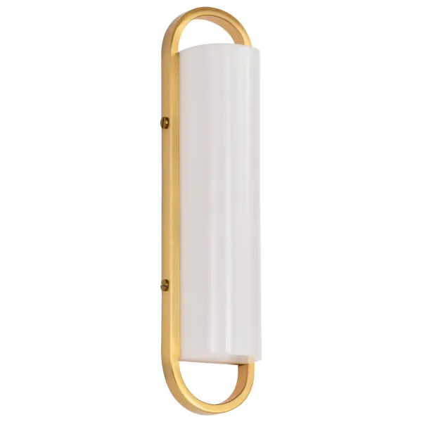 Velano 16" LED Vanity Light in Brushed Brass - Image 1