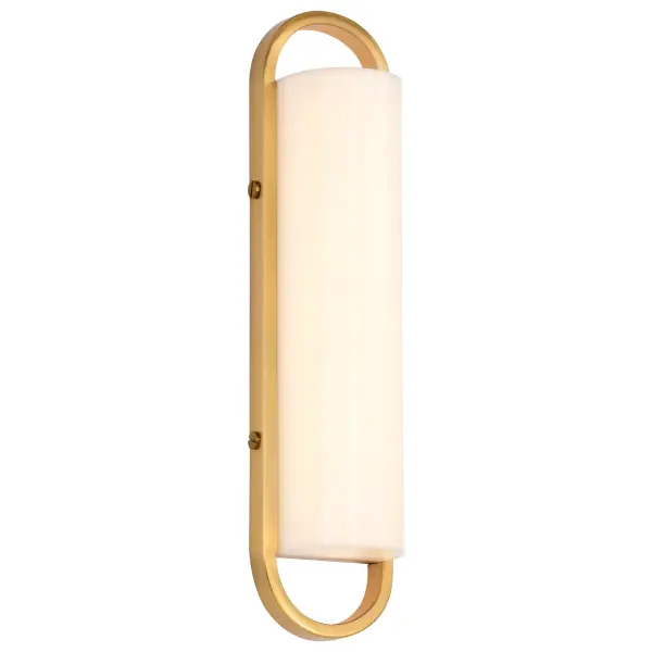 Velano 16" LED Vanity Light in Brushed Brass - Image 2