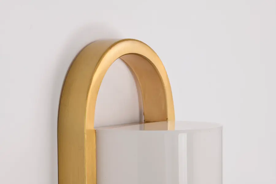 Velano 16" LED Vanity Light in Brushed Brass - Image 14