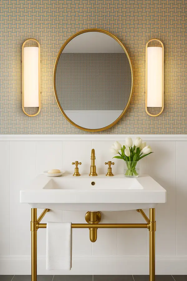 Velano 16" LED Vanity Light in Brushed Brass - Image 19