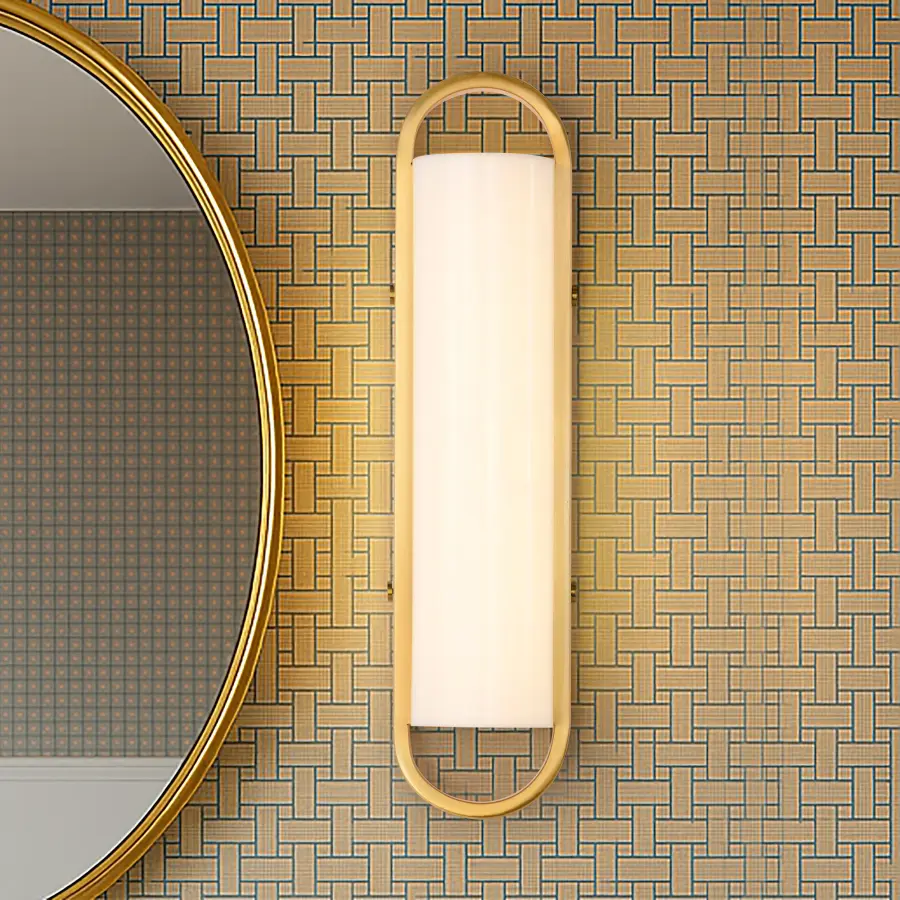 Velano 16" LED Vanity Light in Brushed Brass - Image 20