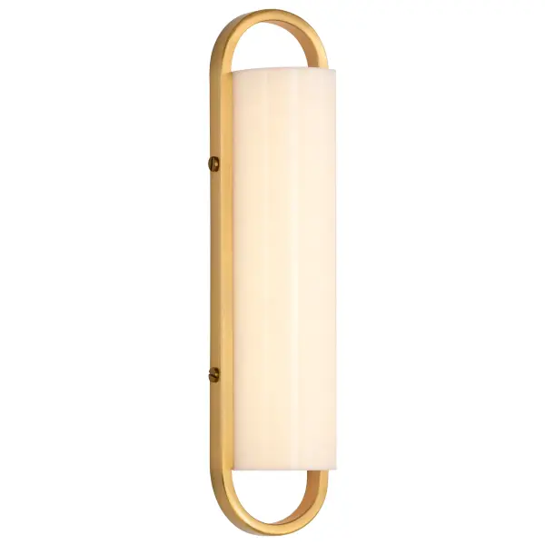Velano 16" LED Vanity Light in Brushed Brass - Image 4