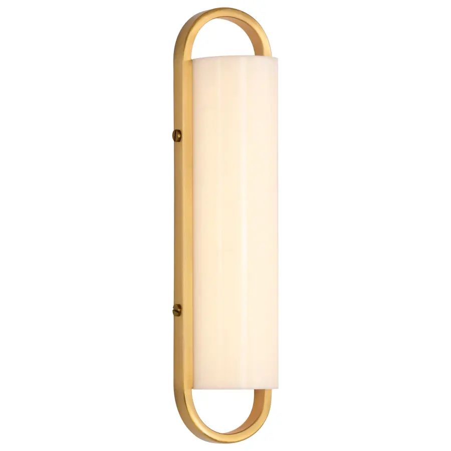 Velano 16" LED Vanity Light in Brushed Brass - Image 4