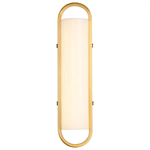 Velano 16" LED Vanity Light in Brushed Brass - Image 6