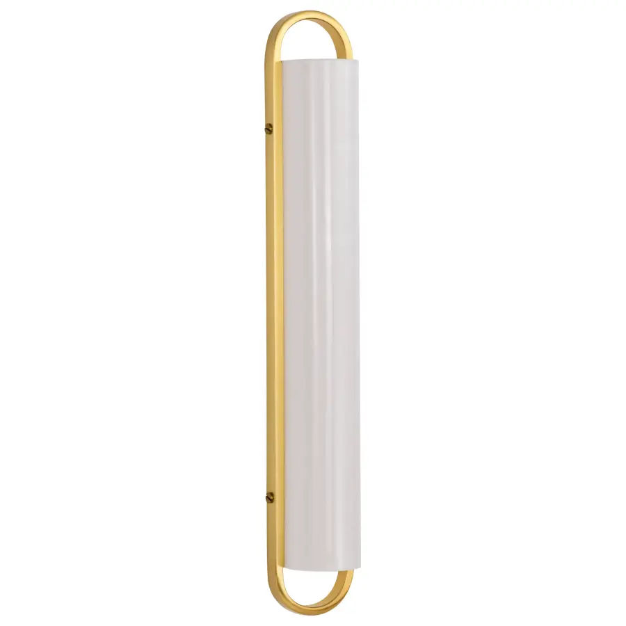 Velano 24-Inch LED Vanity Light in Brushed Brass - Image 3