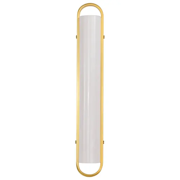 Velano 24-Inch LED Vanity Light in Brushed Brass - Image 5