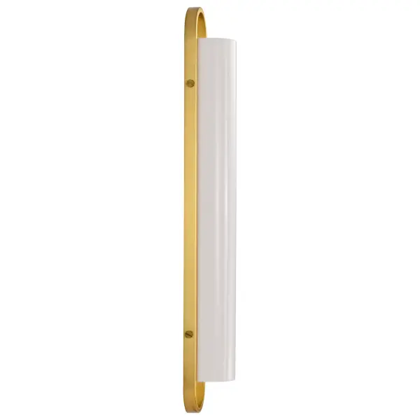Velano 24-Inch LED Vanity Light in Brushed Brass - Image 7