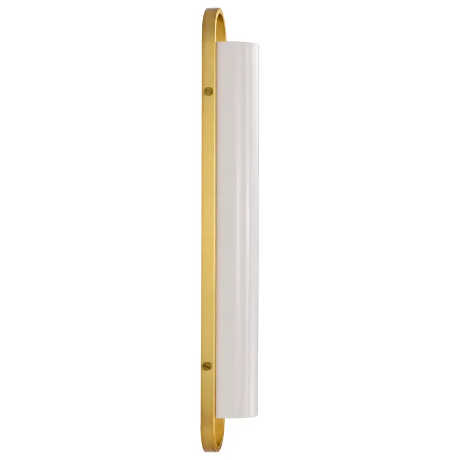 Velano 24-Inch LED Vanity Light in Brushed Brass - Image 7