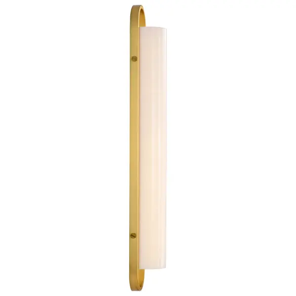 Velano 24-Inch LED Vanity Light in Brushed Brass - Image 8