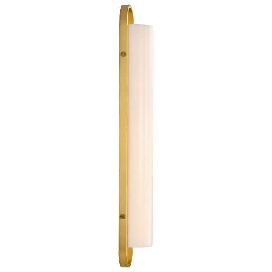 Velano 24-Inch LED Vanity Light in Brushed Brass - Image 8