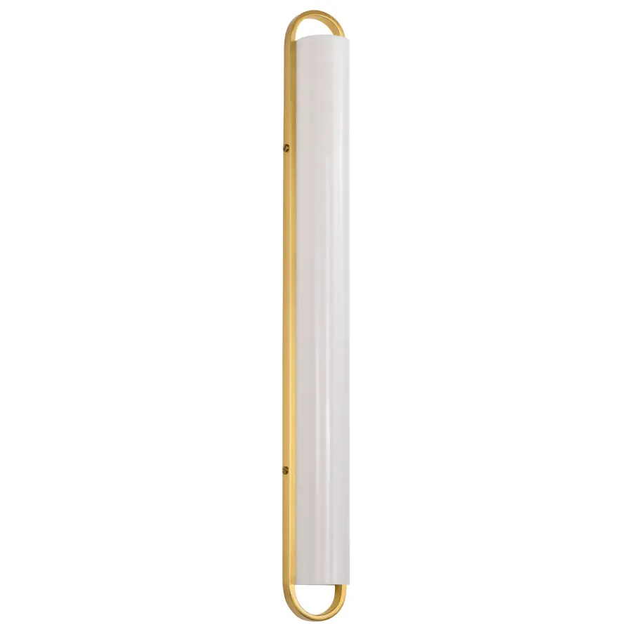 Velano 36-Inch LED Vanity Light in Brushed Brass - Image 1