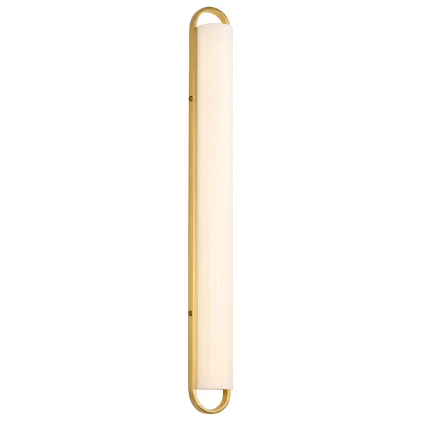 Velano 36-Inch LED Vanity Light in Brushed Brass - Image 2