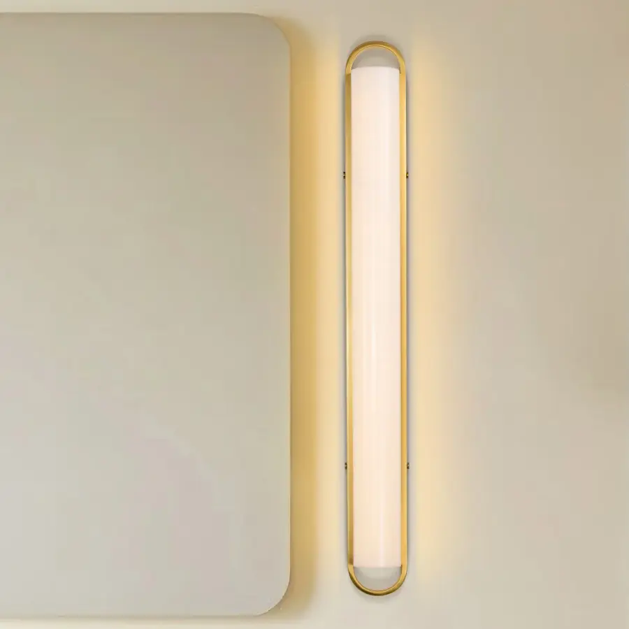 Velano 36-Inch LED Vanity Light in Brushed Brass - Image 22