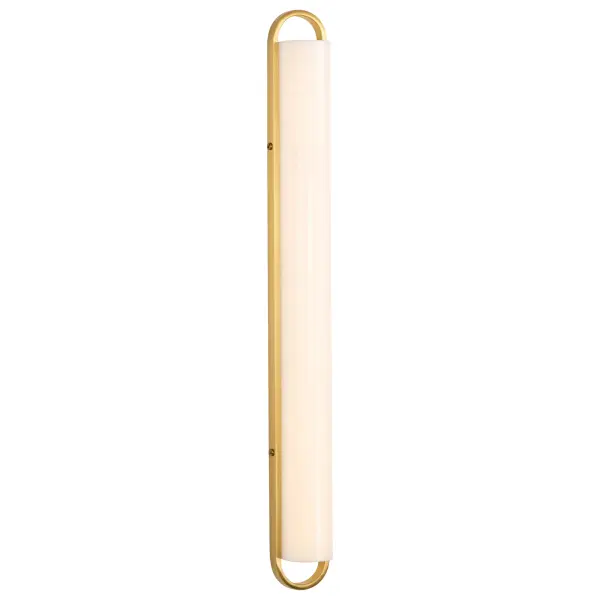 Velano 36-Inch LED Vanity Light in Brushed Brass - Image 4