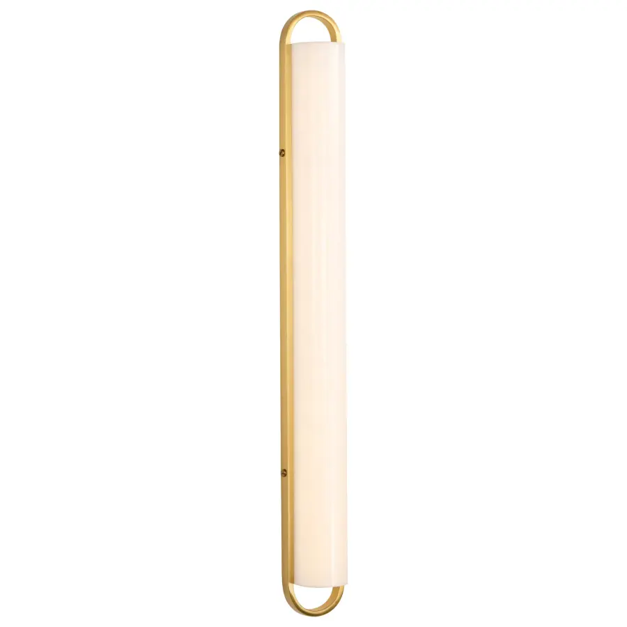 Velano 36-Inch LED Vanity Light in Brushed Brass - Image 4
