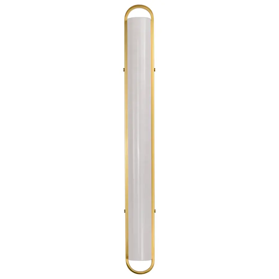 Velano 36-Inch LED Vanity Light in Brushed Brass - Image 5