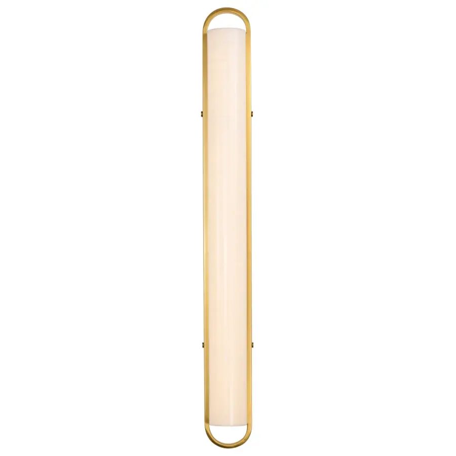 Velano 36-Inch LED Vanity Light in Brushed Brass - Image 6