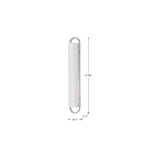 Velano 24-Inch LED Vanity Light in Brushed Nickel - Image 17