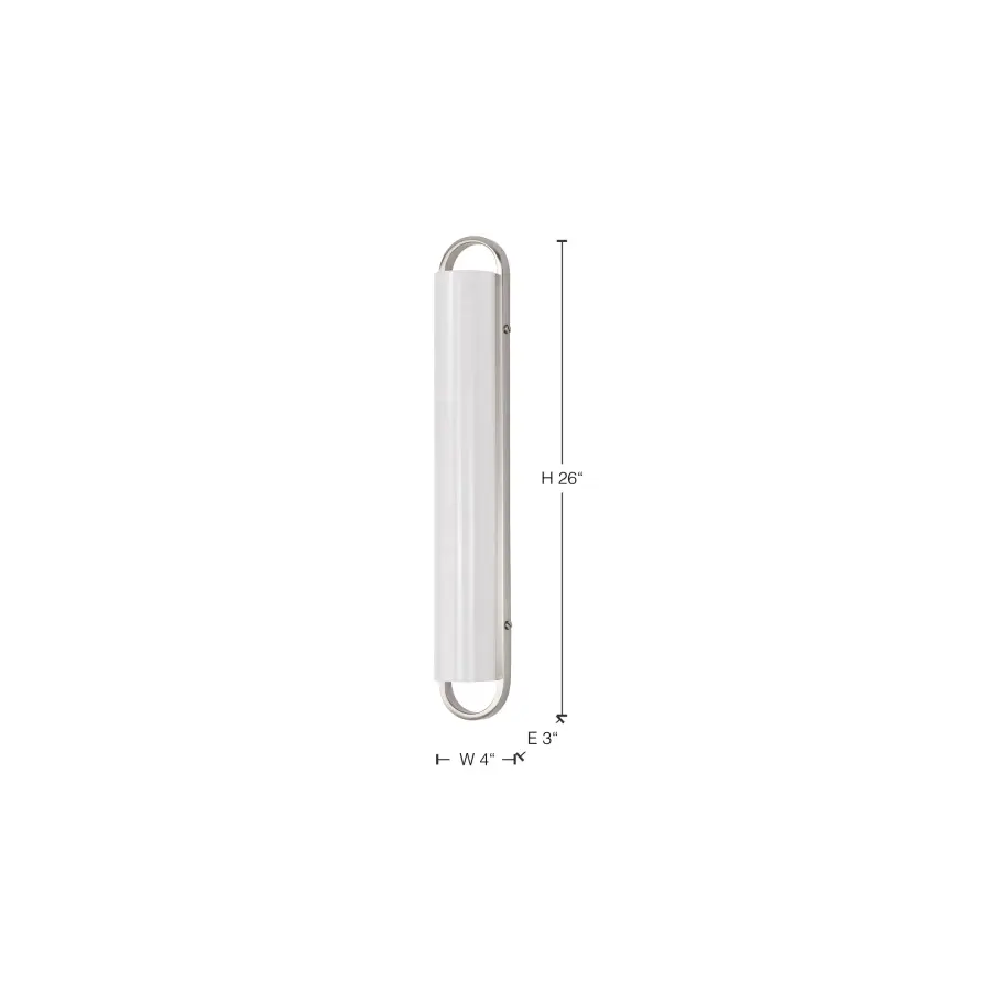 Velano 24-Inch LED Vanity Light in Brushed Nickel - Image 17