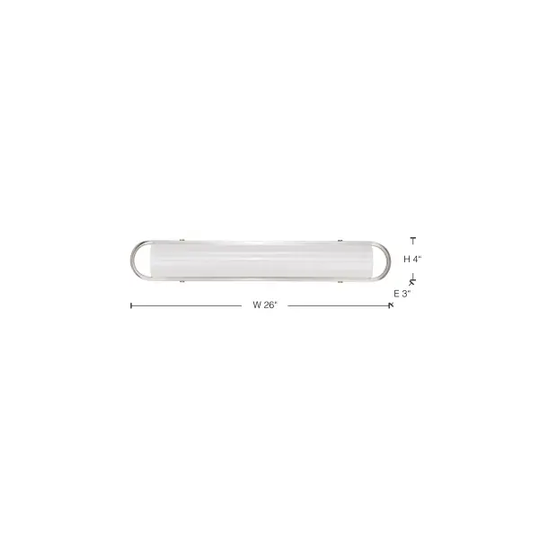 Velano 24-Inch LED Vanity Light in Brushed Nickel - Image 18