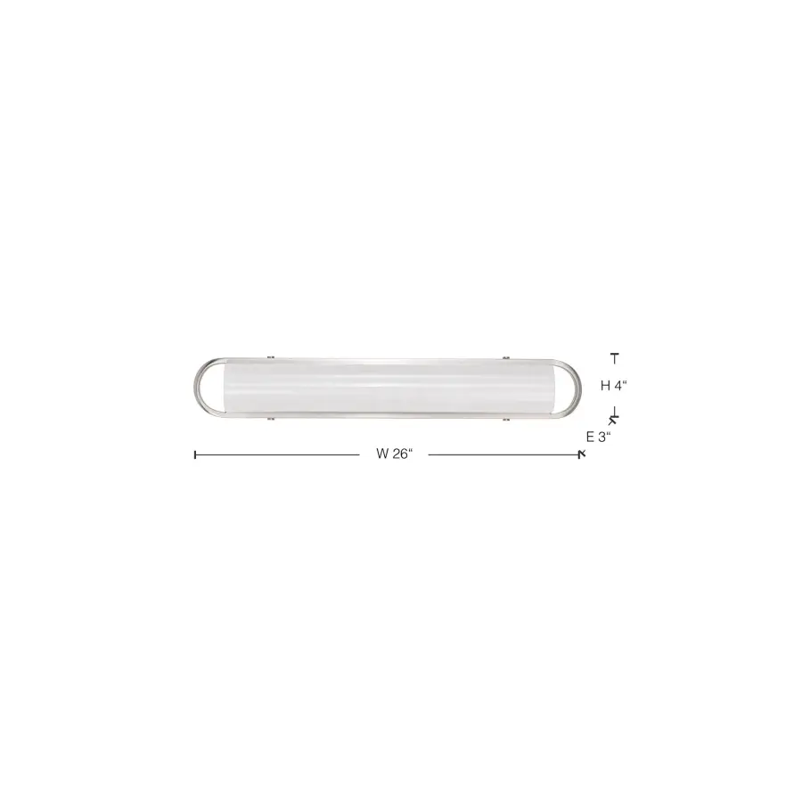 Velano 24-Inch LED Vanity Light in Brushed Nickel - Image 18