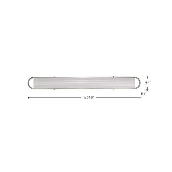 Velano 36-Inch LED Vanity Light in Brushed Nickel - Image 21