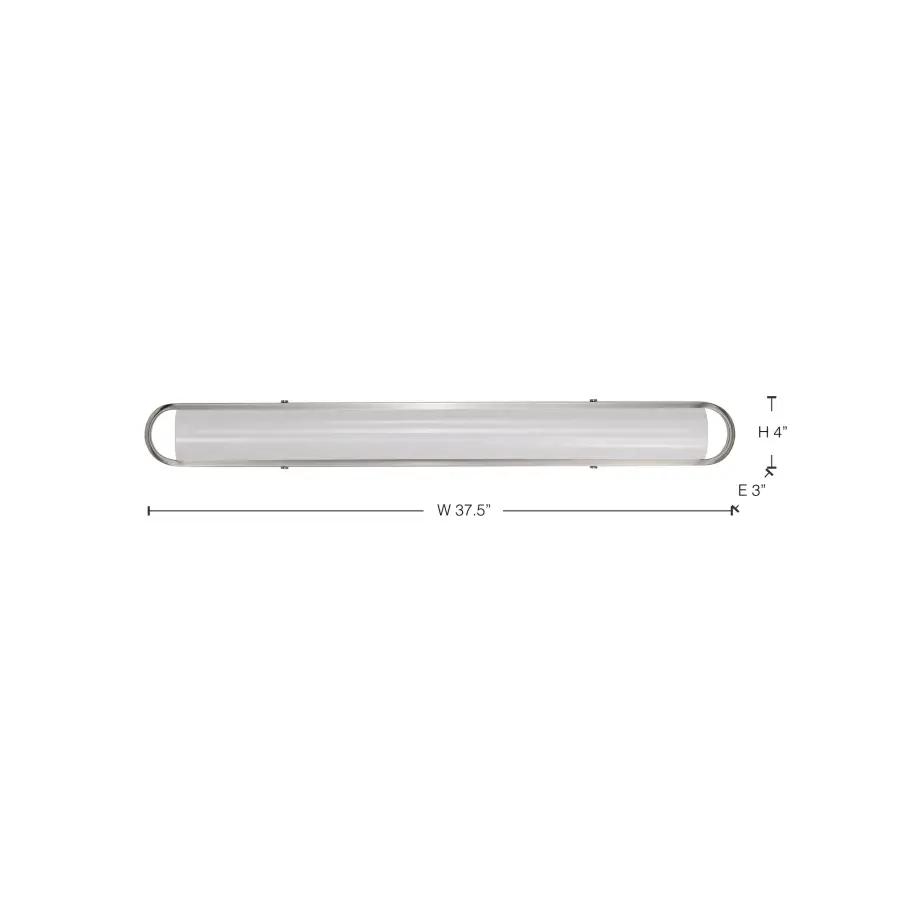 Velano 36-Inch LED Vanity Light in Brushed Nickel - Image 21
