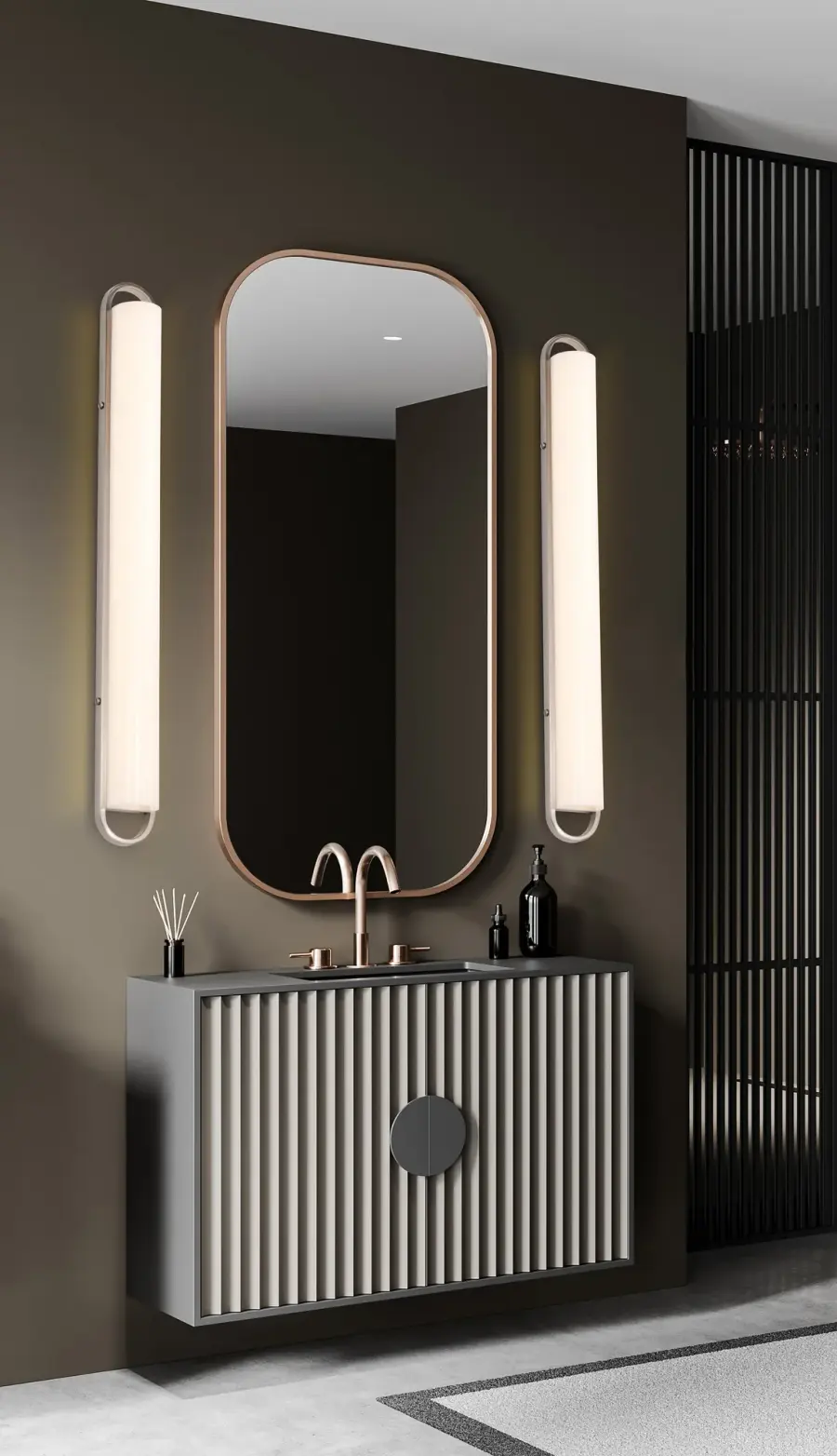 Velano 36-Inch LED Vanity Light in Brushed Nickel - Image 22
